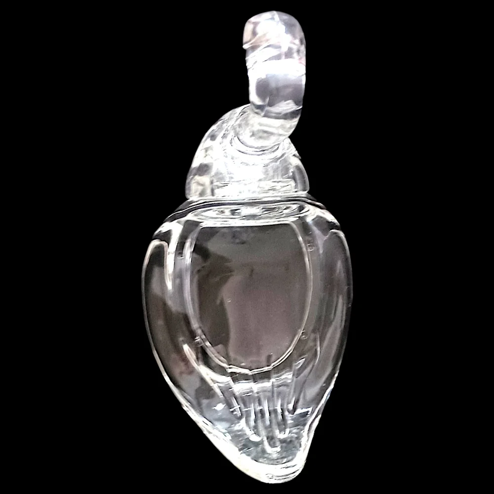 Vintage Lucite Swan Towel‎ Holder Clear Acrylic Guest Washcloth 80s MCM Graceful